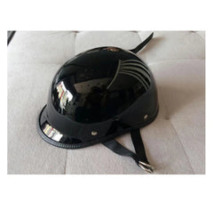 Japan Half Helmet Water Scoop Retro  FRP Helmet Rider 07FC0E-D4 - KOEEK
