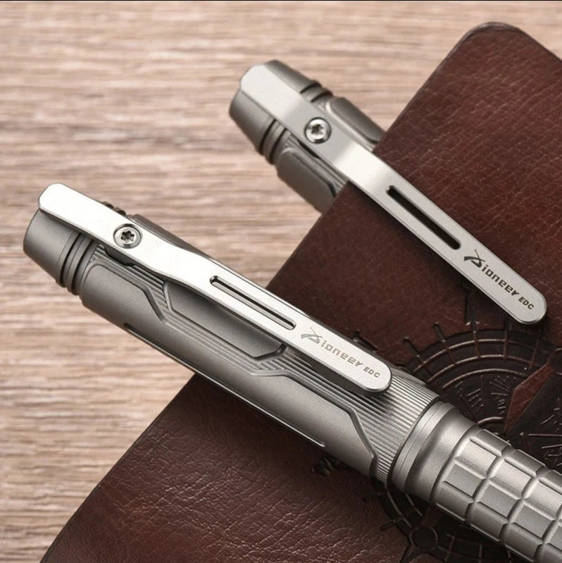 Titanium Ballpoint Pen EDC Signature Writing Pocket Pen High Business Office Pen 07FC0E-D4 - KOEEK