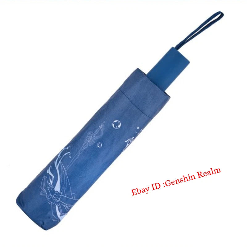 Anime  Furina Automatic Folding Umbrella Sun & Rain Umbrella 07FC0E-D4 - KOEEK