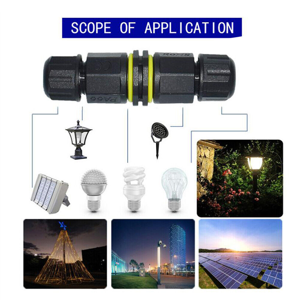 new LED Light Connector Pathway Lights Connector Cable Gland Connector koeek - KOEEK