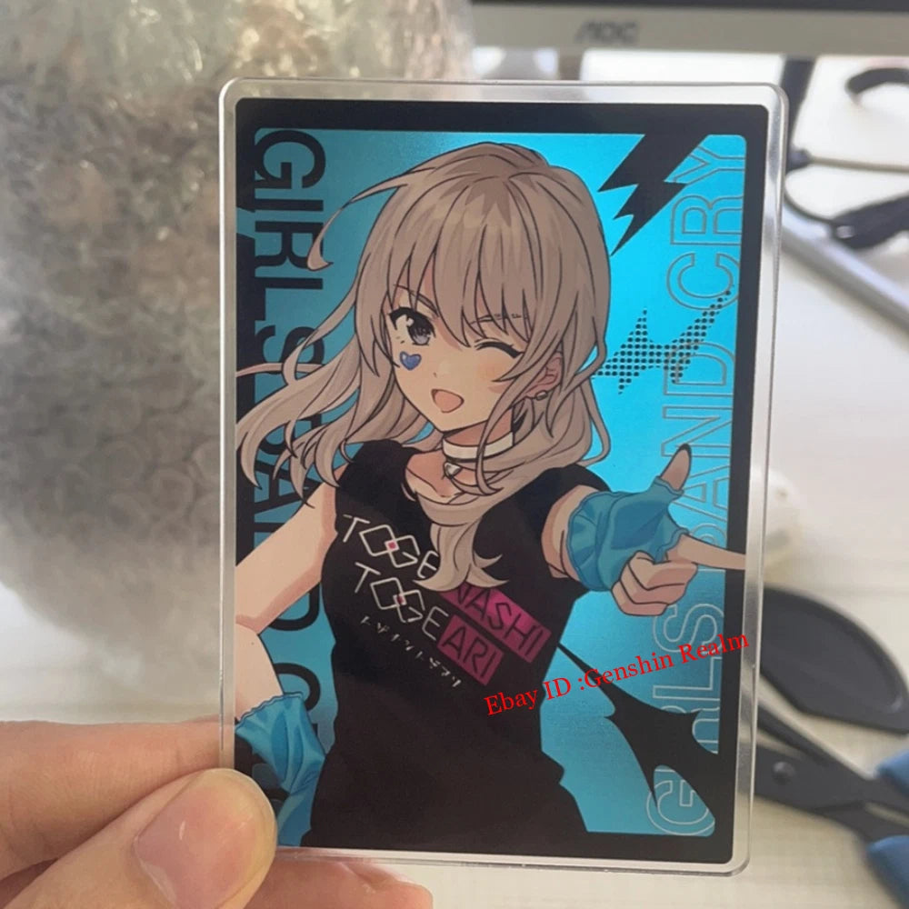 Anime GIRLS BAND CRY KAWARAGI MOMOKA Acrylic Card Collection Decor Gift 07FC0E-D4 - KOEEK