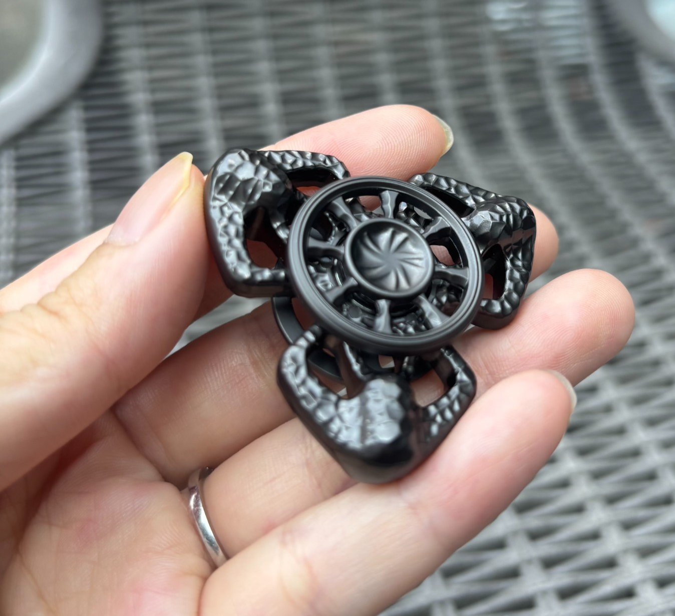 EDC Fidget Spinner Flame Butterfly Hand Spinner Stress Relief Toy Anxiety Toys 07FC0E-D4 - KOEEK