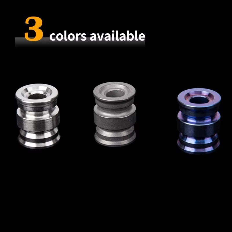 Titanium Alloy Pendant Tassel Rope Knife Titanium Alloy Beads Camping EDC Tool 07FC0E-D4 - KOEEK