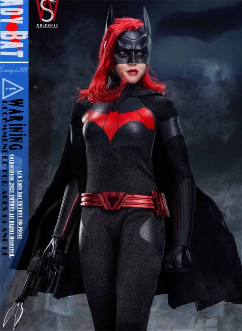 FS041 SWTOYS 1/6 Lady Bat Two Heads Action Figure Collectible Model Toy Gift 07FC0E-D4 - KOEEK