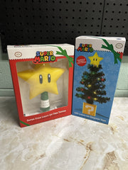 - Super Mario LED 10" Light Up Desktop Tree & 9" Super Star Tree Topper 07FC0E-D4 - KOEEK