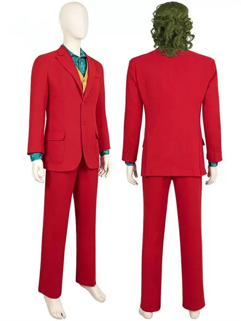 Joker: Folie à Deux The Joker Red Suit Uniform Cosplay Costume Outfit Halloween 07FC0E-D4 - KOEEK