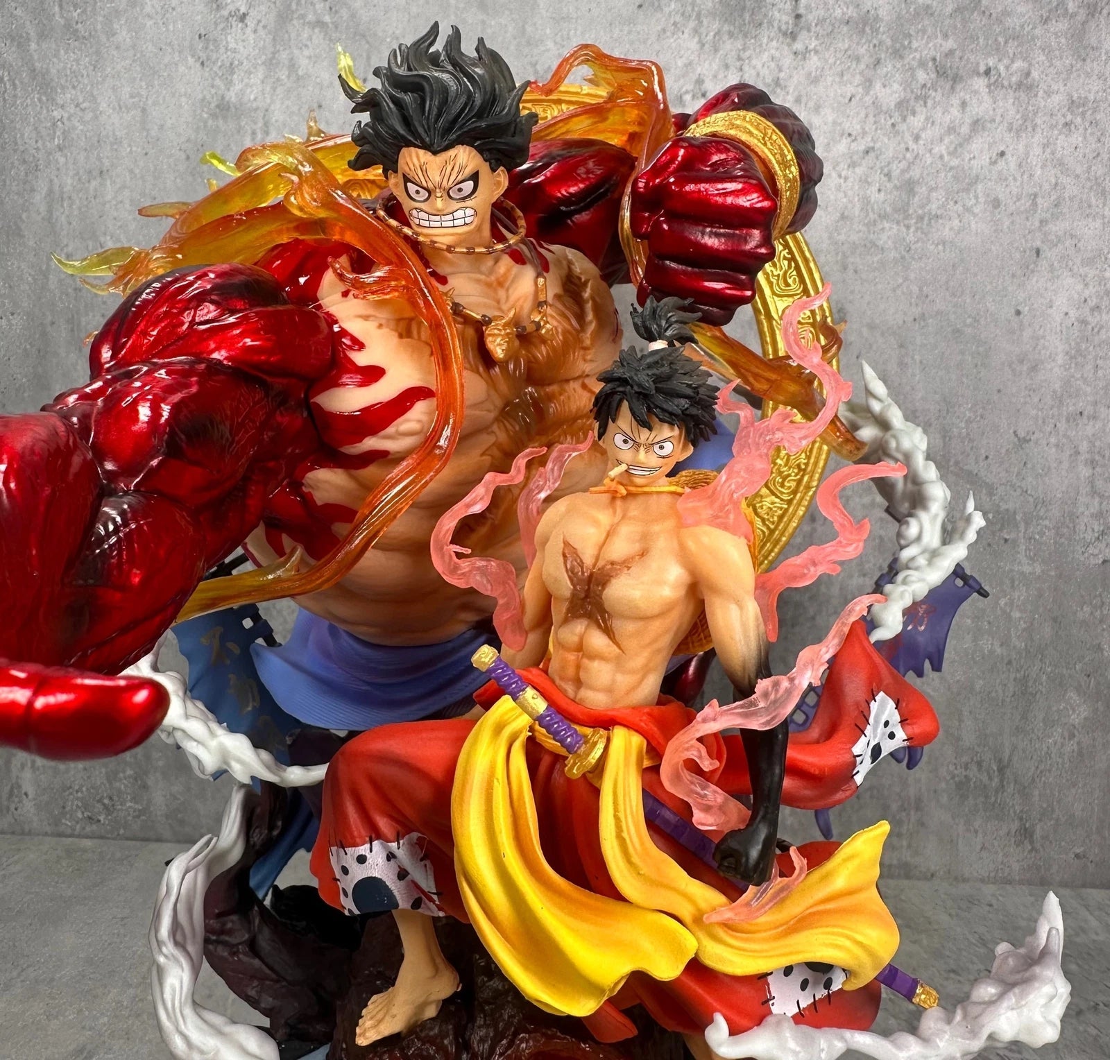 Japan Anime Figure Luffy Gear 4 Wano Kuni GK Statue PVC Model Collectible 35CM 07FC0E-D4 - KOEEK