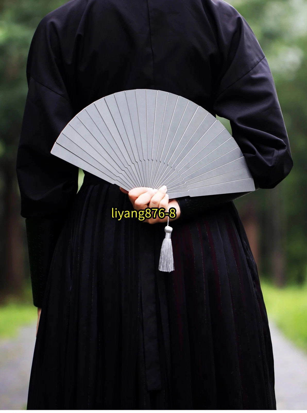 Stainless Steel Metal Folding Fan Portable Martial Art Kung Fu Tai Chi Fan Toy 07FC0E-D4 - KOEEK