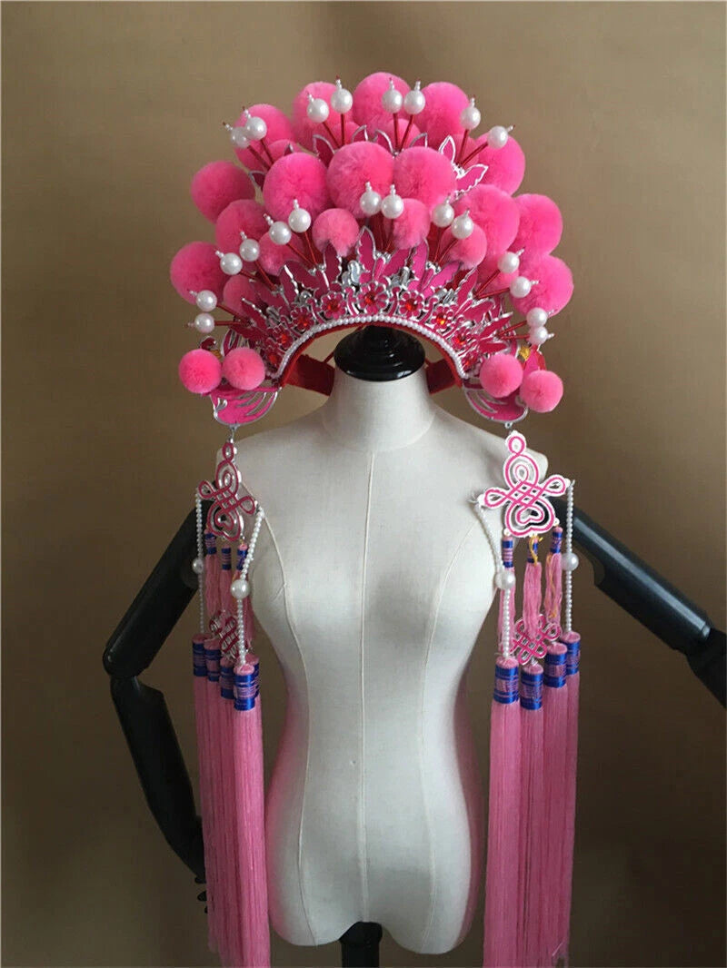 Chinese Drama Peking Opera Crown Cosplay Headdress Fancy Dress Phoenix Coronet 07FC0E-D4 - KOEEK