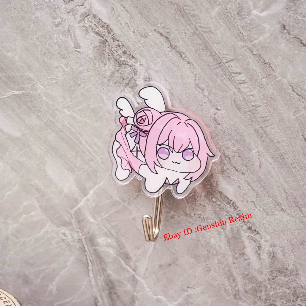 3Pcs/Set Anime NIKKE:The Goddess of Victory Doro Acrylic Wall Sticky Hook Decor 07FC0E-D4 - KOEEK