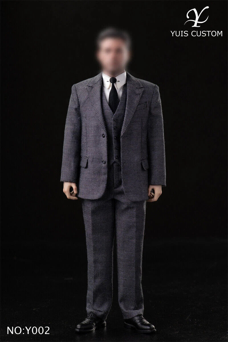 YUIS CUSTOM Y002 1/6 Ben Affleck Clothes Suit with Body Figure Accessory Prop 07FC0E-D4 - KOEEK