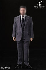 YUIS CUSTOM Y002 1/6 Ben Affleck Clothes Suit with Body Figure Accessory Prop 07FC0E-D4 - KOEEK