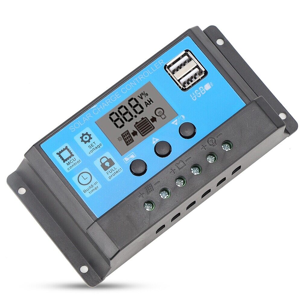 new (50A)Solar Charge Controller Large LCD Display Solar Panel Charger Controller koeek - KOEEK