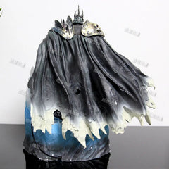 WOW Arthas Menethil Statue Lighting Figurine Lich King 14" PVC Figure Model 07FC0E-D4 - KOEEK
