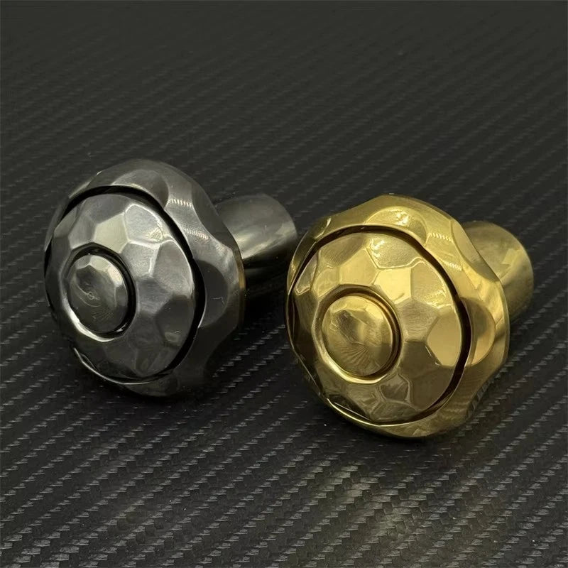 Mushroom EDC Fidget Spinner Stainless Steel Fidget Toys Art Desktop Spinning Top 07FC0E-D4 - KOEEK
