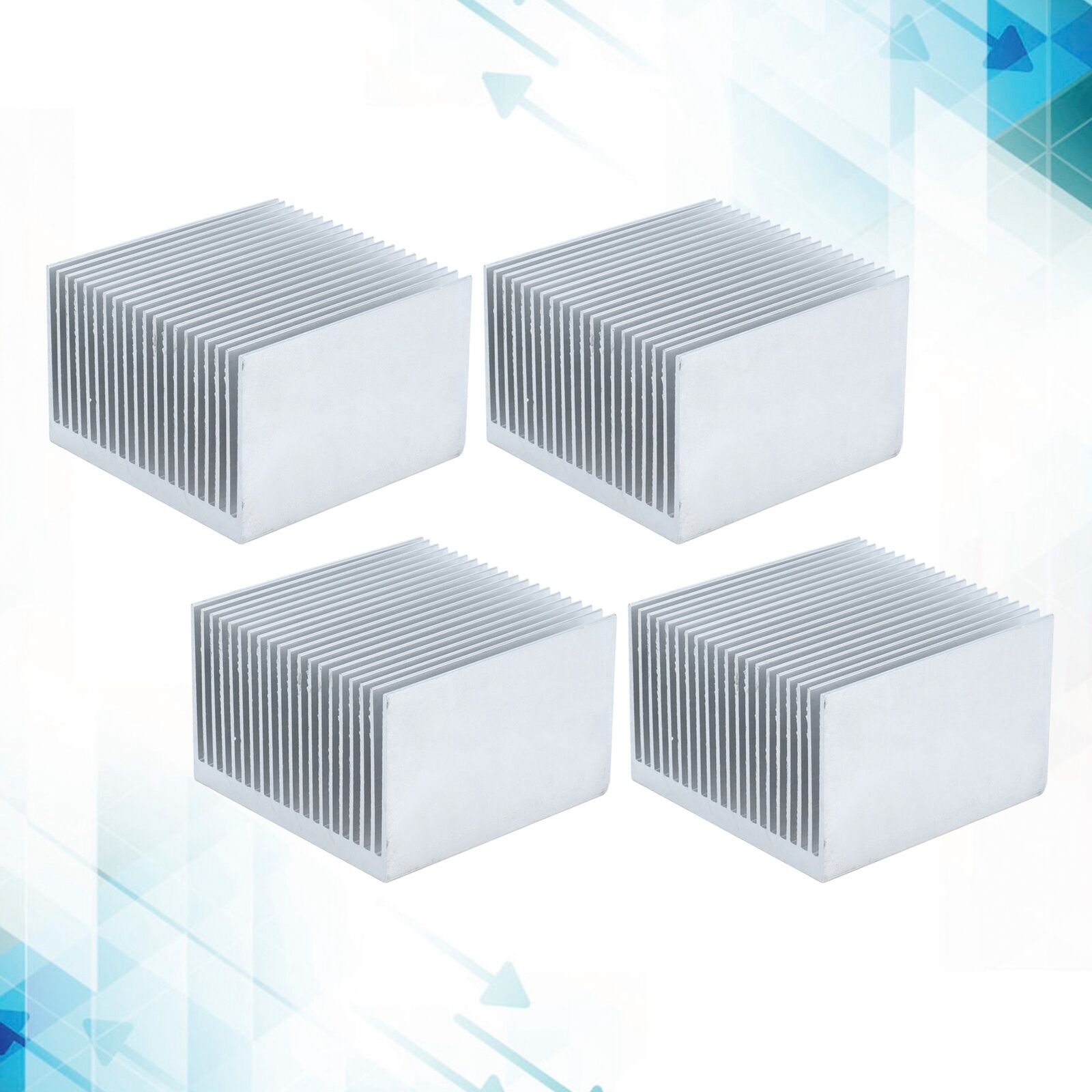 new 4Pcs/set Cooling Fins Aluminum Heatsink Heat Sink For Electronics CPU Modules koeek - KOEEK