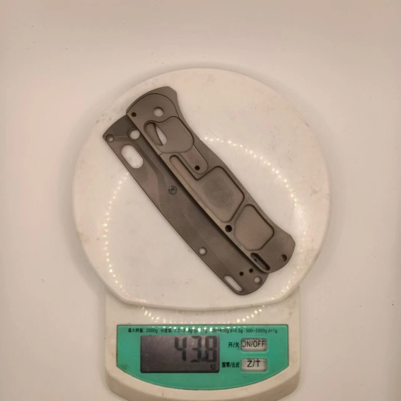 1 Pair Titanium Handle Scales for Benchmade Bugout 535 Knives 07FC0E-D4 - KOEEK