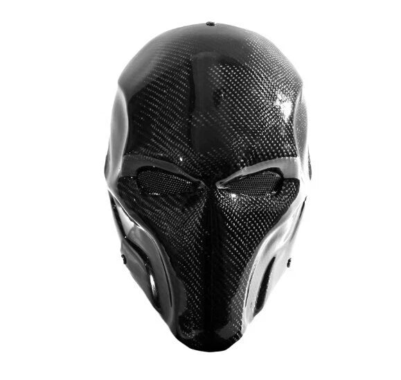 Carbon Fiber Deathstroke Terminator Arrow Mask Cosplay Props Mask Helmet Gift 07FC0E-D4 - KOEEK
