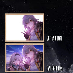 Anime Honkai: Star Rail Firefly Night Lamp Decor Light Picture Luminous Gift 07FC0E-D4 - KOEEK