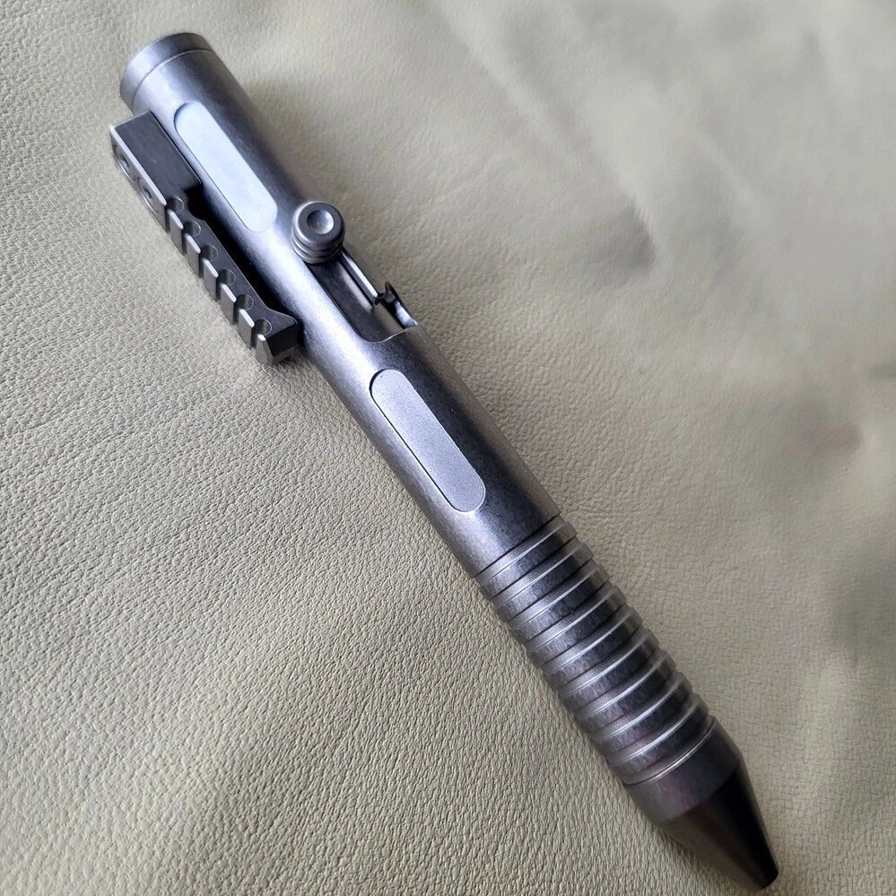 Titanium Alloy Mini Pen With Collection Writing Portable Outdoor EDC Tools Gift 07FC0E-D4 - KOEEK