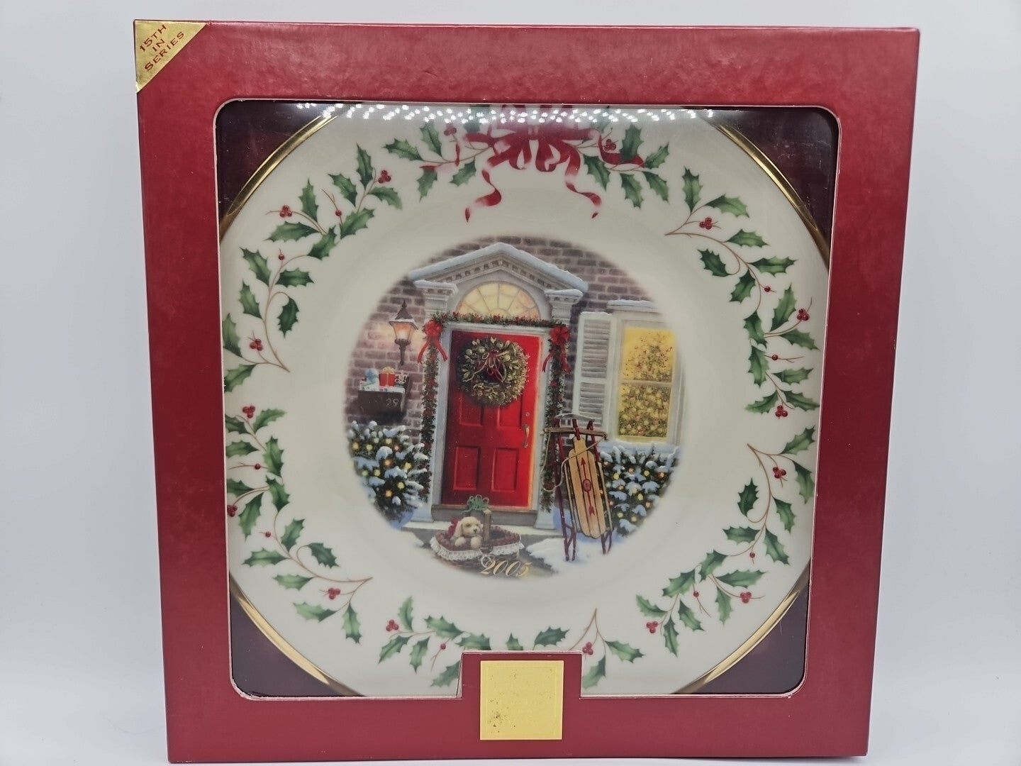 Lenox 2005 Annual Holiday Collector Plate Fifteenth Series Christmas Decor LENOX - KOEEK