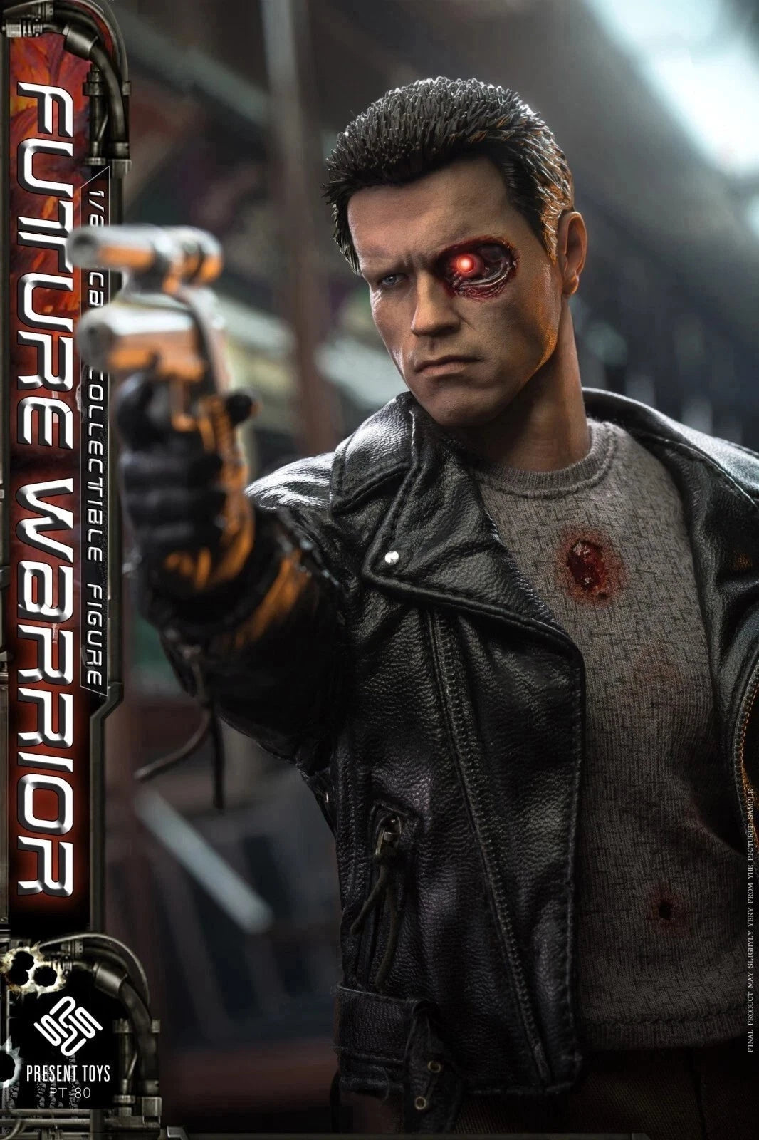 PRESENT TOYS PT-sp80 1/6 Future Warrior T800 Arnold 12" Action Figure Model Gift PRESENT_TOYS - KOEEK