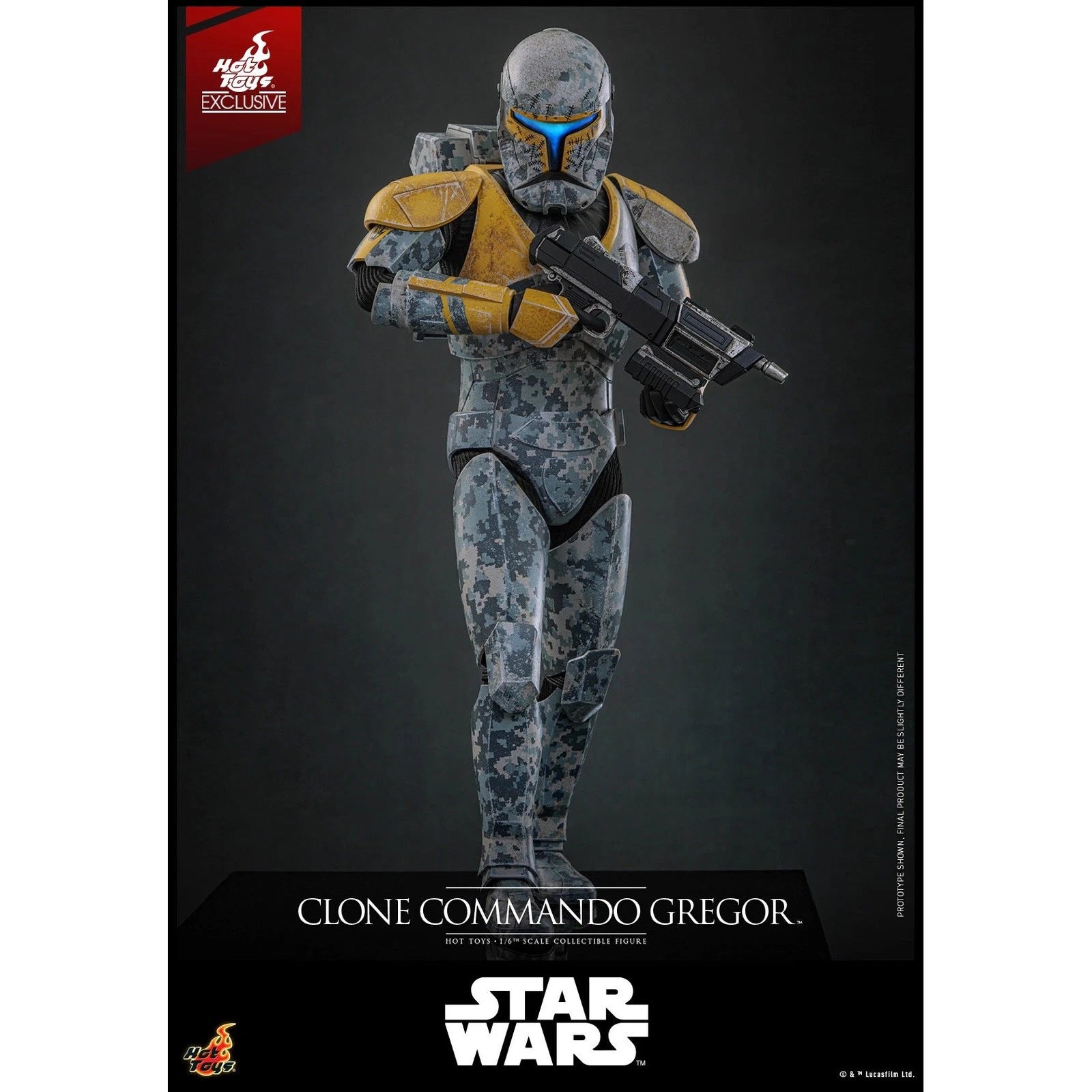 Hot Toys TMS155 1/6 Clone Commando Gregor 12 inch Collectible Action Figure HOT_TOYS - KOEEK