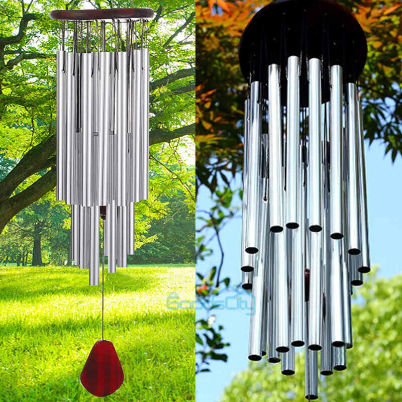 ny 31 tommer metal 6 rør Windchime Kapelklokker Vindklokker Udendørs Have Indretning af hjemmet