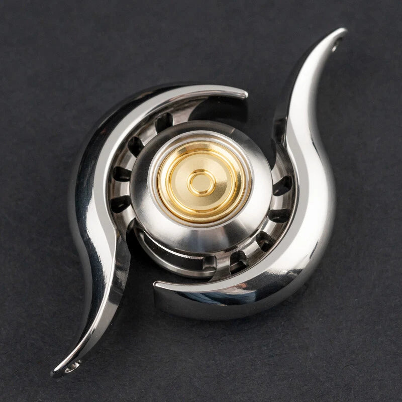 EDC Magic Eye Fidget Spinner Metal Toy Stress Relief Necklace Gift Spinning Tops 07FC0E-D4 - KOEEK