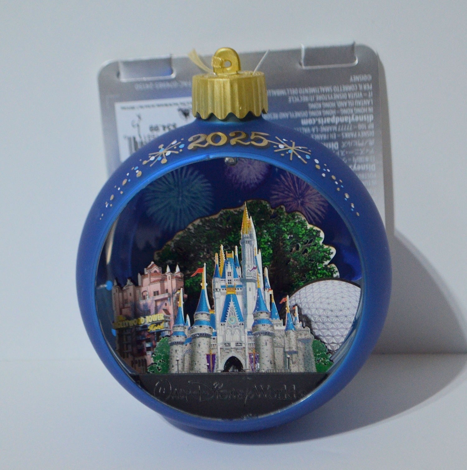 2025 Walt Disney Word Icons Dated Light Up Christmas Ornament DISNEY - KOEEK