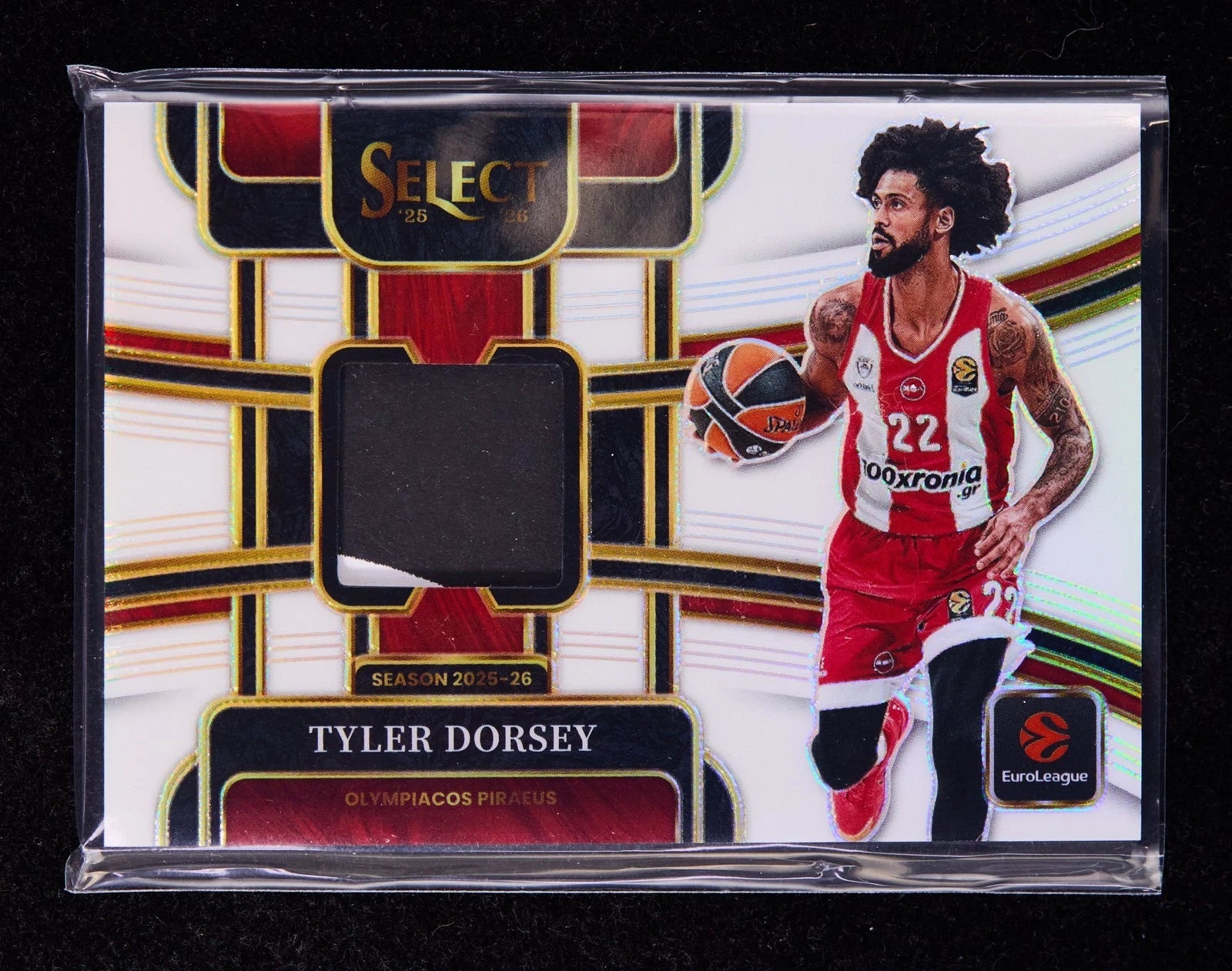 Tyler Dorsey 2025-26 Panini Select Euroleague Threads Patch White 28/49 [wyf251 07FC0E-D4 - KOEEK