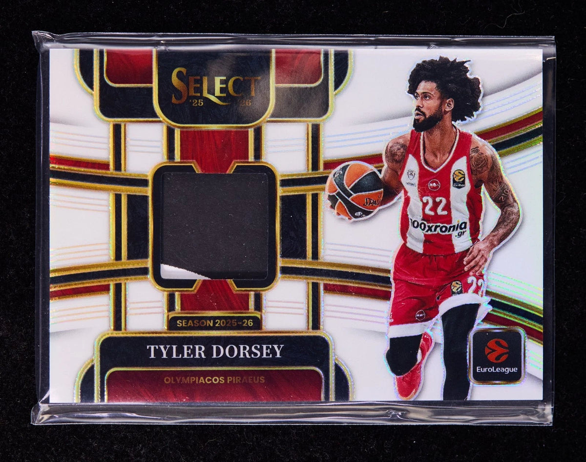Tyler Dorsey 2025-26 Panini Select Euroleague Threads Patch White 28/49 [wyf251 07FC0E-D4 - KOEEK