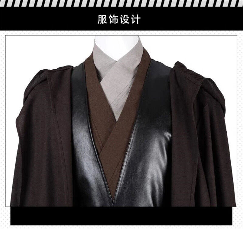 Star Wars Episode II-Attack of the Clones Cosplay Costume Anakin Skywalker Suit 07FC0E-D4 - KOEEK