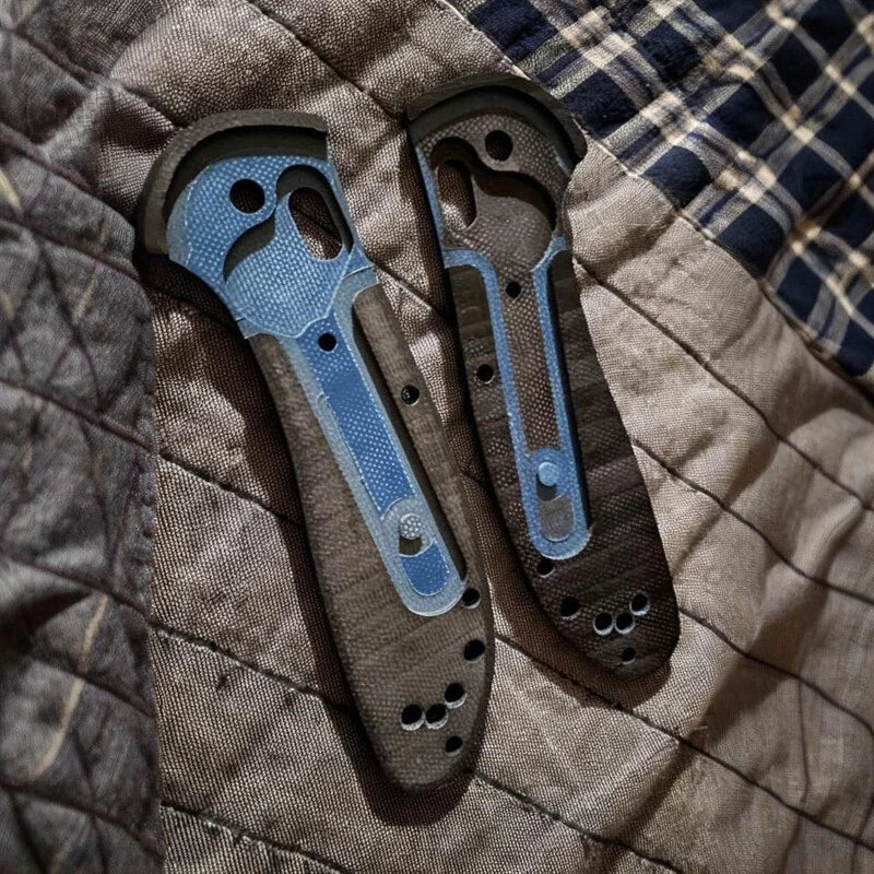 1 Pair G10 Material Handle Scales for Benchmade Griptilian 551 Folding Knife 07FC0E-D4 - KOEEK