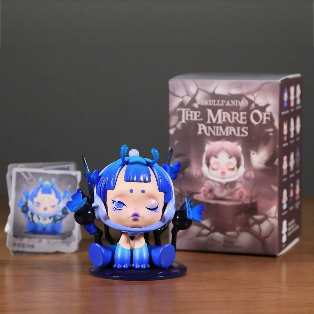 Skullpanda The Mare of Animals Series Confirmed Blind Box Figure Toys Xmas Gift SKULLPANDA - KOEEK