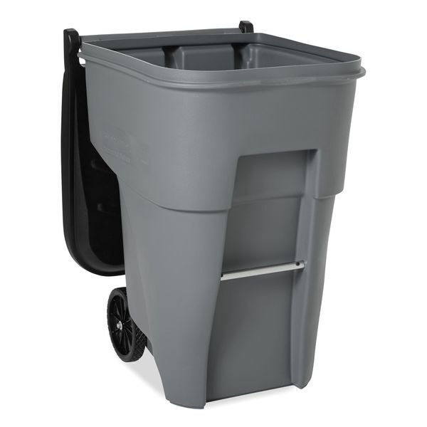 ny Rubbermaid Commercial Fg9w2200gray 95 Gal rektangulær skraldespand, Grå, 28