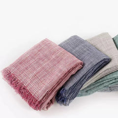 Mens  Cotton Scarf Unisex Breathable Bandana Neck Wrap Scarves Neckerchief 07FC0E-D4 - KOEEK