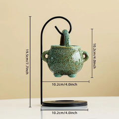 Chinese Hanging Aromatherapy Lamp Candle Holder Essential Oil Burner Indoor 07FC0E-D4 - KOEEK