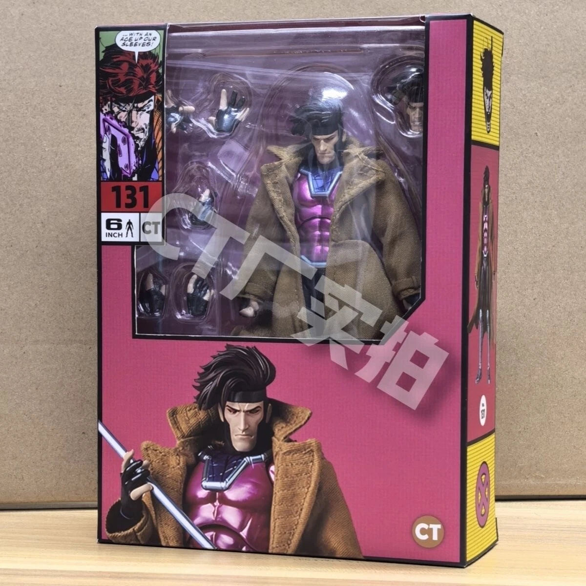 CT Toys MAFEX No.131 X-Men Gambit Comic Ver. Action Figure  Boxed (US STOCK) CT_TOYS - KOEEK