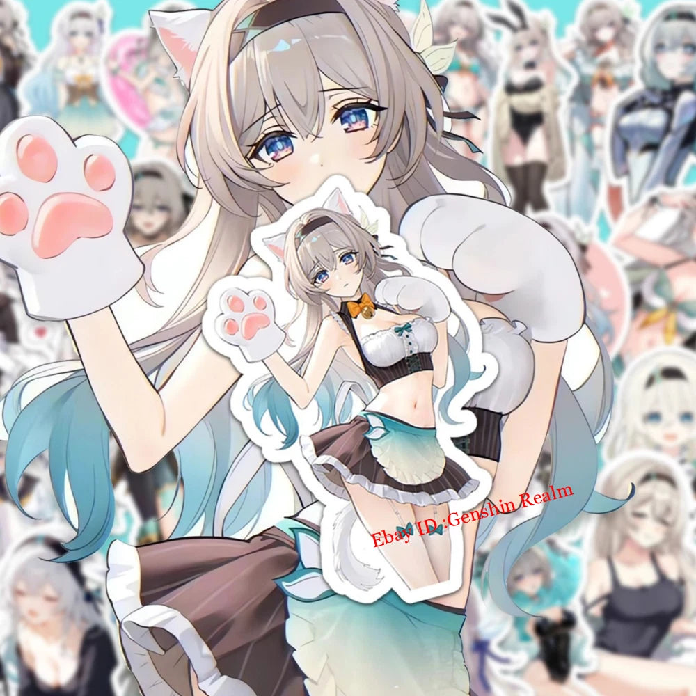 30 Pcs Anime Honkai: Star Rail Firefly Waterproof Stickers Decoratio Gift 07FC0E-D4 - KOEEK