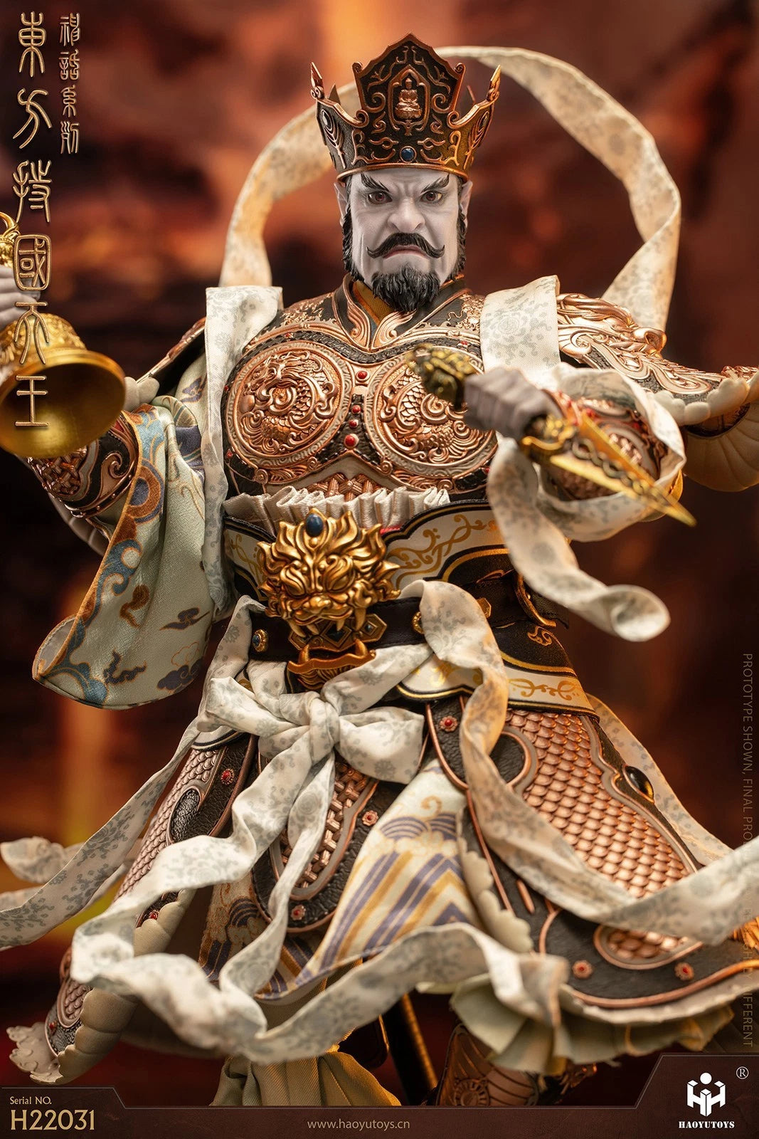 HAOYUTOYS 1/6 Journey to the West Four Heavenly Kings Dhrtarastra Action Figure HAOYUTOYS - KOEEK