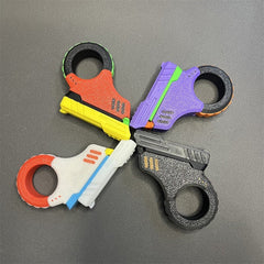 Zoom Gun Fidget Toys 3D Printed Azu Fidget Slider EDC Plastic Stress Relief Toy 07FC0E-D4 - KOEEK