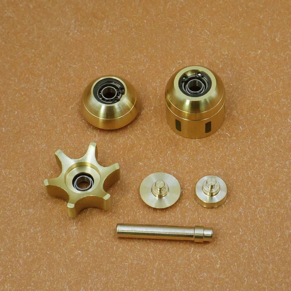 Fidget Spinner Pure Brass Rocket Modeling Relax Stress Relief Gift EDC Metal Toy 07FC0E-D4 - KOEEK