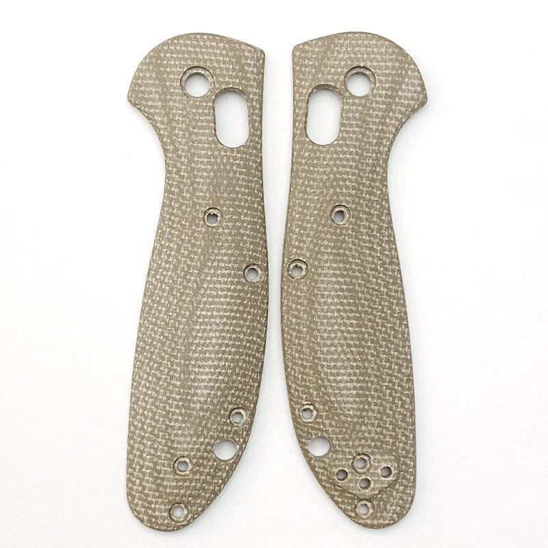 1set Handle Patch Micarta Scales for Benchmade Mini Griptilian 555-556-557 Knife 07FC0E-D4 - KOEEK