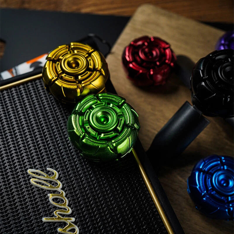 Pillbug Fidget Spinner Metal Fidget EDC Toy ADHD Hand Spinner Stress Relief Gift 07FC0E-D4 - KOEEK
