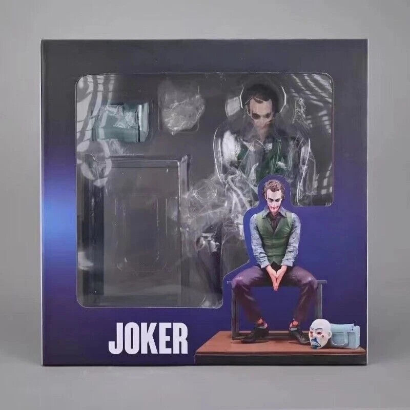 DC Comics Batman Dark Knight Heath Ledger Joker Chair Action Figure Statue Boxed 07FC0E-D4 - KOEEK