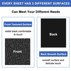 new 10 Pack ABS Plastic Sheet 12" x 16" x 0.06", Moldable Black 07FC0E-D4 - KOEEK