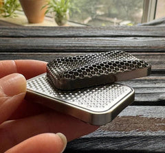 Coral Titanium Alloy Unlimited Push Magnetic Haptic Slider EDC Fidget Slider 07FC0E-D4 - KOEEK