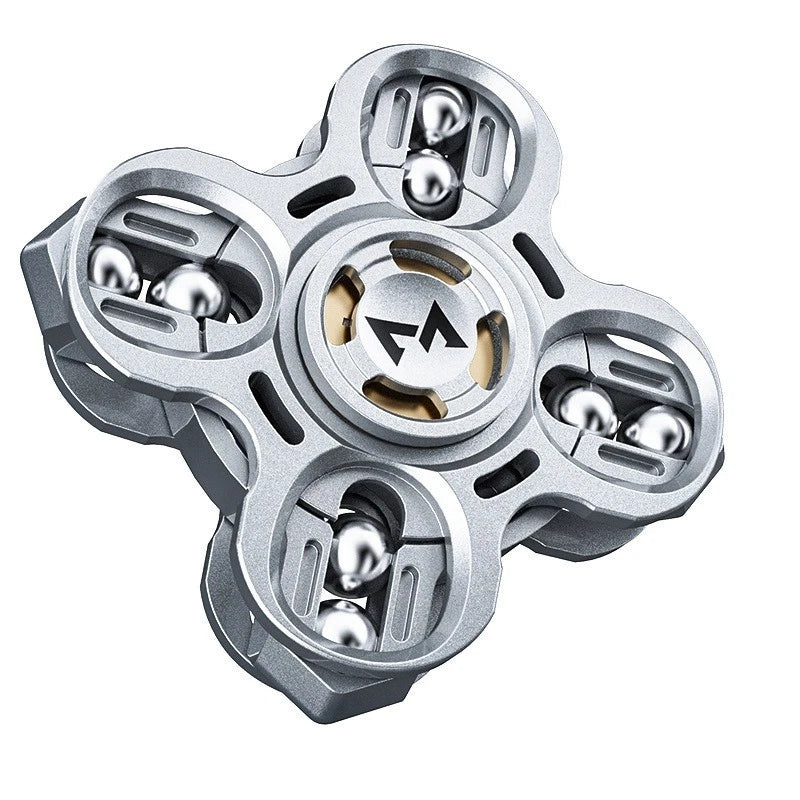 Stylish Rotating Linkage EDC Hand Spinner Alloy Fidget Spinner Office Gadgets 07FC0E-D4 - KOEEK