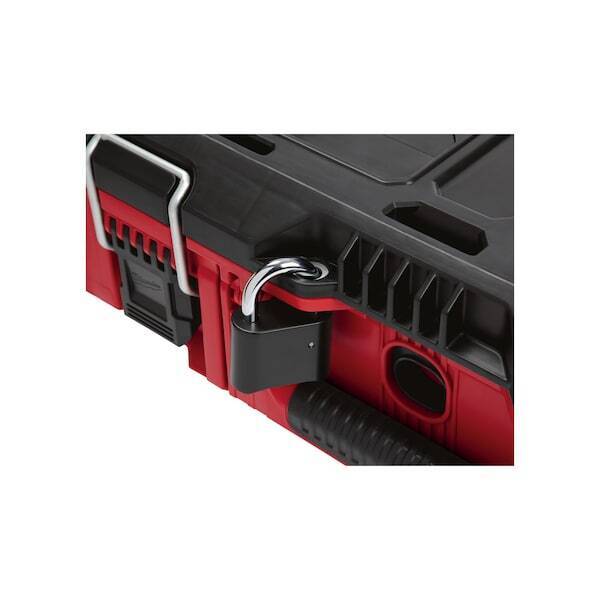 new Milwaukee Tool 48-22-8424 Packout Tool Box, Black/Red, 22 In W X 16-1/4 In D X